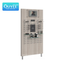 Ouyee morden display for optical shop eyewear display showcase design eyewear display rack wall